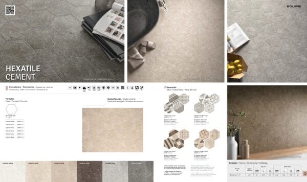 Hexatile Cement Grey