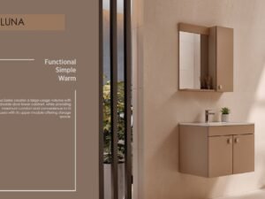 Luna Cabinet | Mirror | Saturn Washbasin - 65cm